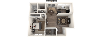 The Cardinal Floor Planat Randolph Park, Charlotte North Carolina