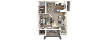 Little Elm Classic Floor Plan at The Lodge at Lakeline Village, Cedar Park, 78613