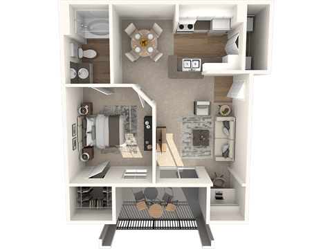 Little Elm Classic Floor Plan at The Lodge at Lakeline Village, Cedar Park, 78613