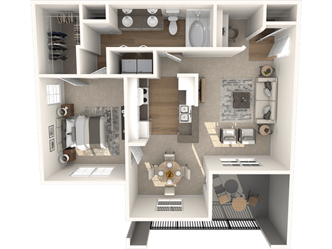 New Hope Classic Floor Plan at The Lodge at Lakeline Village, Cedar Park, 78613