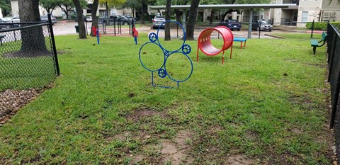 Dog park at Monterey Ranch, Austin, TX, 78749