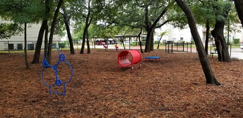 Dog park at Monterey Ranch, Austin, 78749