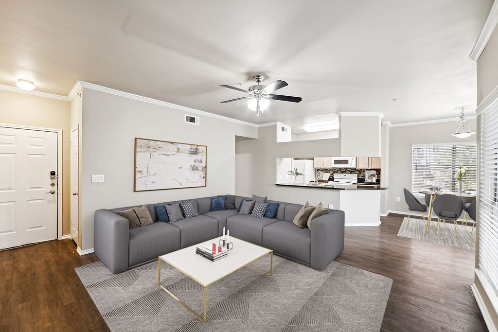 Living Room at Madison at the Arboretum, Texas, 78759