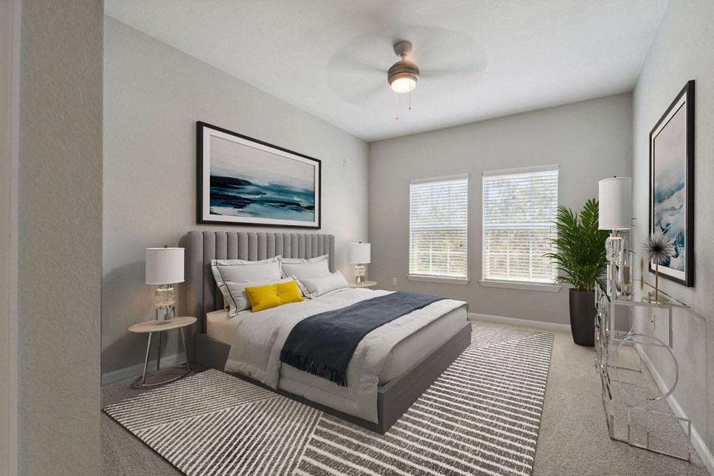 Bedroom at Village at Terra Bella Apartments, FL