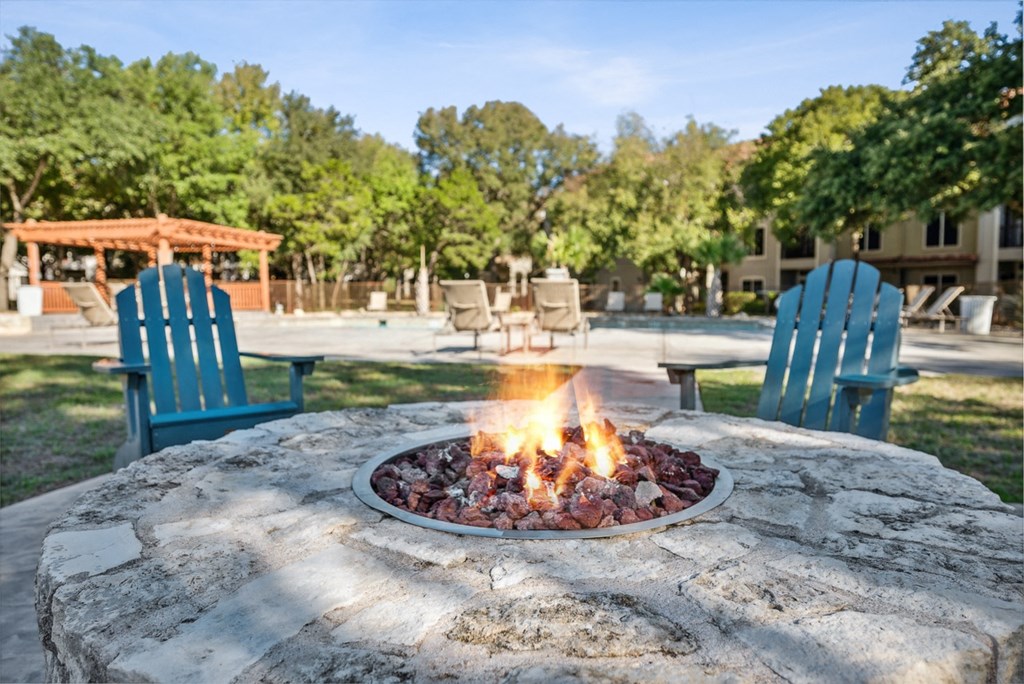 Firepit  at River Stone Ranch, Austin