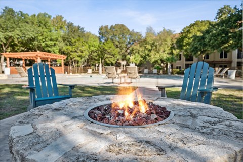 Firepit  at River Stone Ranch, Austin