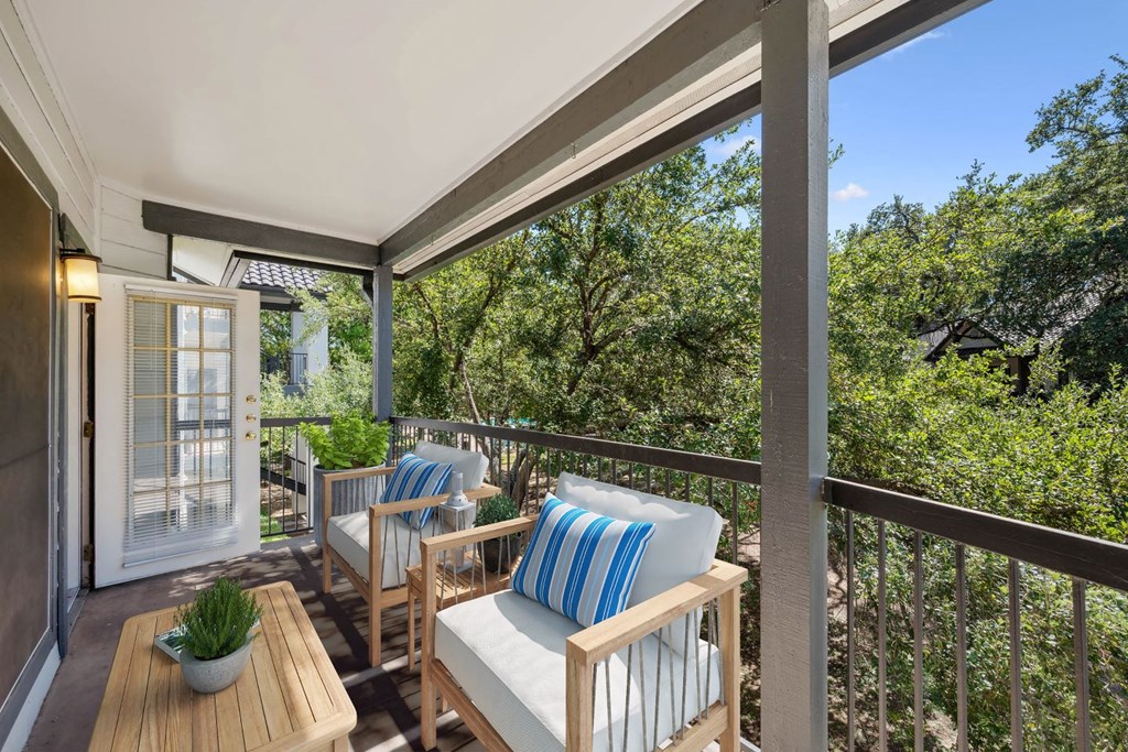 Porch at Sedona Springs, Austin, Texas