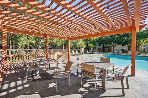 Poolside Patio at River Stone Ranch, Texas, 78749