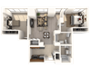 2B Floor Plan 2B Floor Plan |Hartford 21