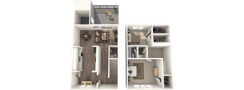 The Lilly Floor Planat Randolph Park, Charlotte, NC 28211