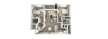 Pearl Crescent Floor Plan at Cypress Shores, Coconut Creek, Florida