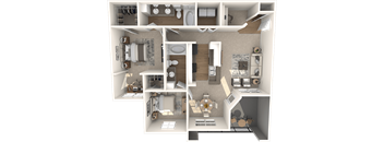 Ridgeline Classic Floor Plan at The Lodge at Lakeline Village, Cedar Park, TX