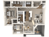 2X2 C Floor Plan 2X2 C Floor Plan | Lodge at Lakeline Village