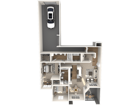 Buttercup Deluxe 2 at The Lodge at Lakeline Village, Texas, 78613