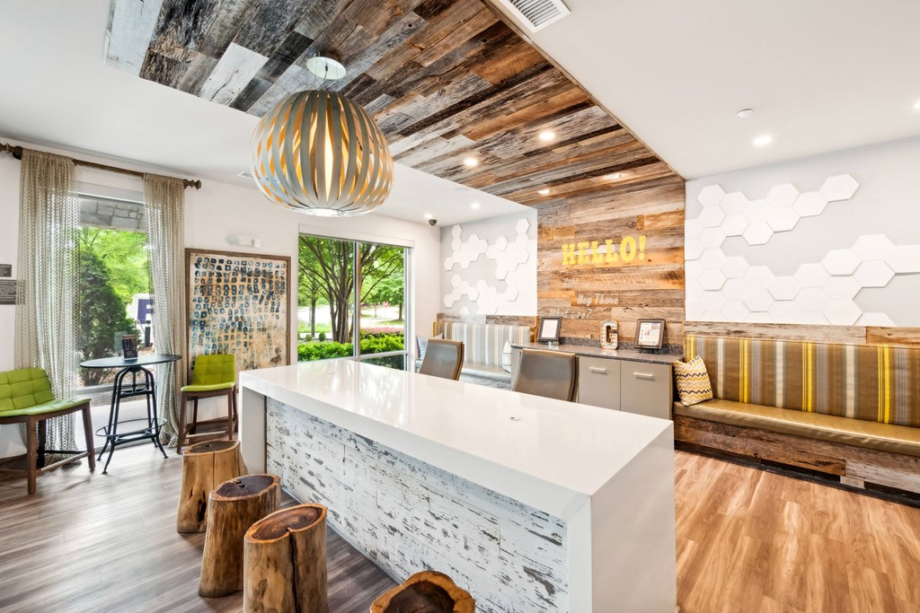 Clubroom Kitchen at Glenwood at Grant Park in Atlanta, Georgia