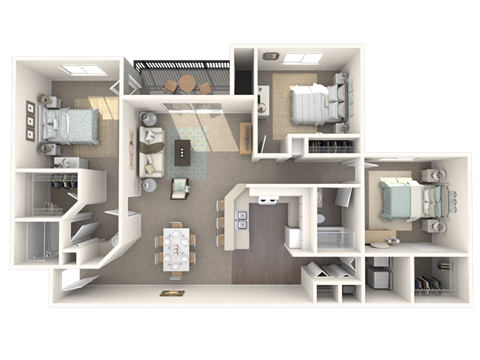 Monarch Floor Plan at Cypress Shores, Coconut Creek
