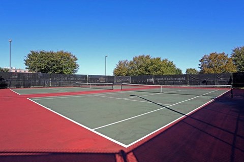 Tennis courts at Monterey Ranch, Texas