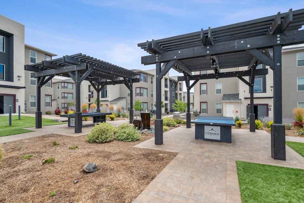 Outdoor ping pong  at Lumina at Spanish Springs, Sparks