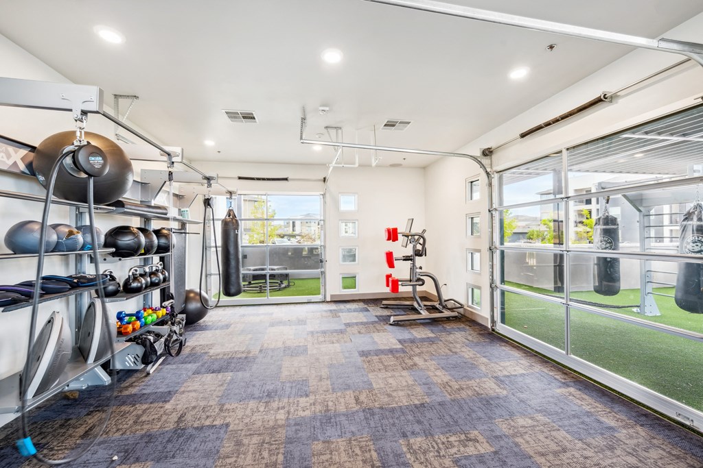 Fitness Center With Updated Equipment at Lumina at Spanish Springs, Nevada