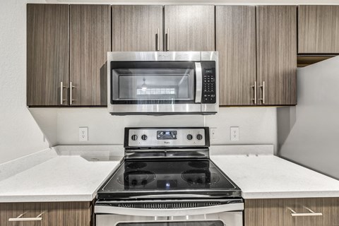 Deluxe Kitchen with Stainless Steel Appliances Deluxe Kitchen with Stainless Steel Appliances at River Stone Ranch, Austin, TX, 78749