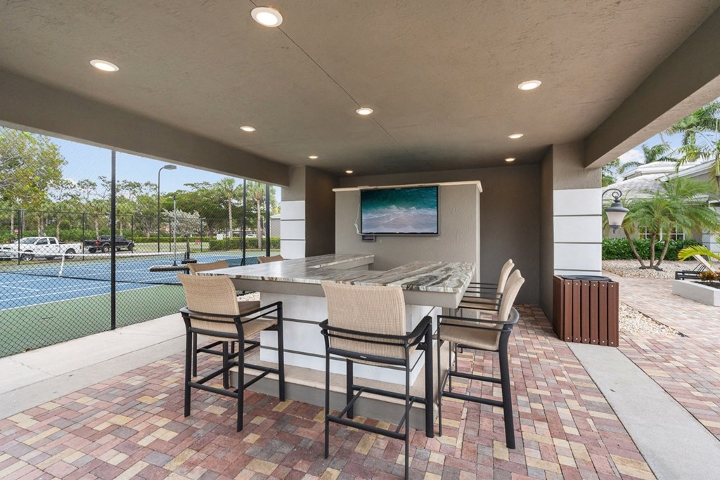 Outdoor Seating at Promenade at Reflection Lakes, Fort Myers