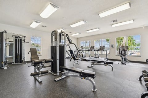 Fitness Center at Bay Breeze Villas, Fort Myers, FL, 33908