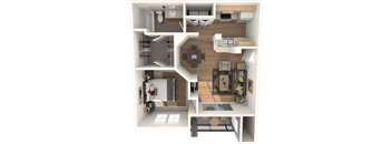Enclave Floor Plan at Sedona Springs, Texas, 78749