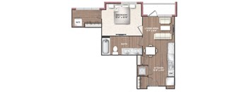 1H Floor Plan at 511 Meeting, Charleston, SC