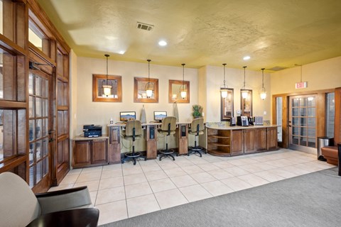 Business Center at Sedona Springs, Texas, 78749