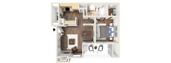 Prickly Pear Floor Plan at High Oaks, Austin, TX