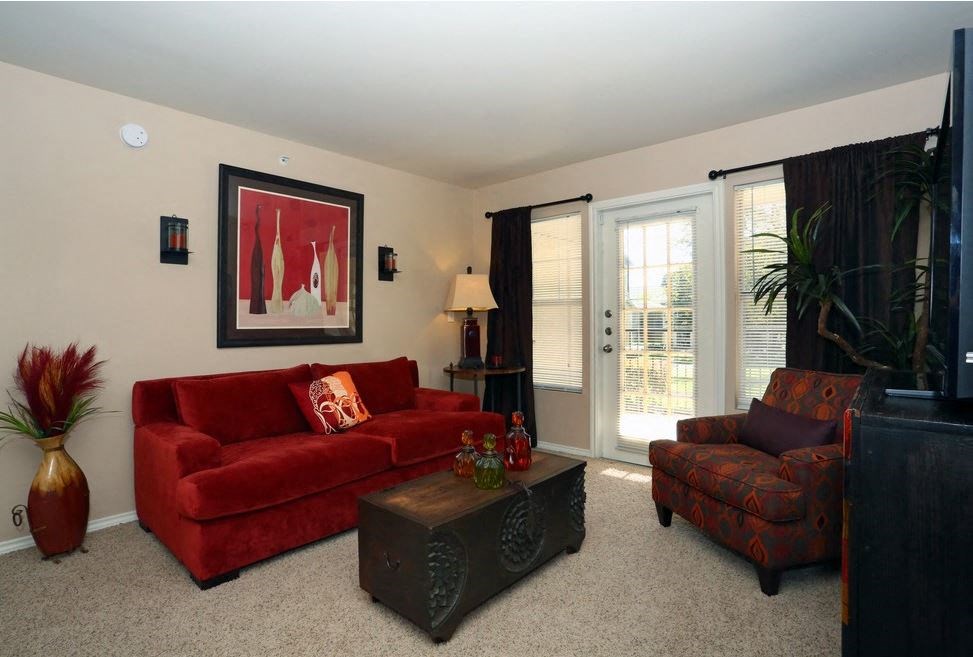 Living room at Monterey Ranch, Austin, TX, 78749