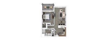 The Dollman 1B1BA 700sf at Lucie at Tradition Apartments, Florida, 34987