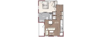 1G Floor Plan at 511 Meeting, Charleston, SC