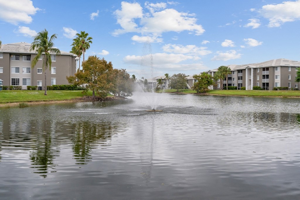 Fountain at Promenade at Reflection Lakes, Fort Myers, FL, 33907