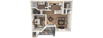 Pueblo Floor Plan at Sedona Springs, Austin, TX, 78749