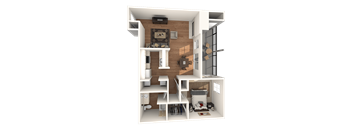 Willow Floor Plan at High Oaks, Texas, 78759