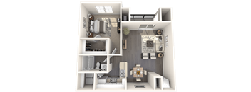 Sibley Floor Plan at Residences at Westborough Station, Massachusetts