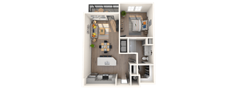A3 Floor Plan at The District at Rosemary, Sarasota