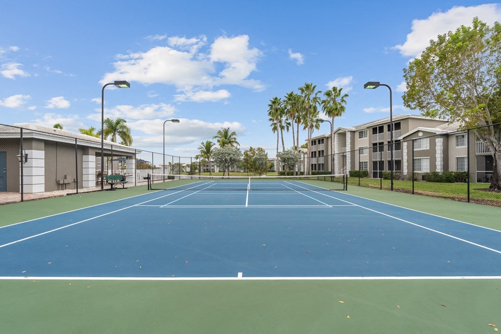 Tennis court at Promenade at Reflection Lakes, Fort Myers, Florida