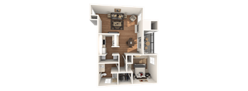 Bluebonnet Floor Plan at High Oaks, Austin, TX