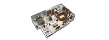 Brisa Floor Plan at Villas at San Dorado, Oro Valley, AZ, 85737