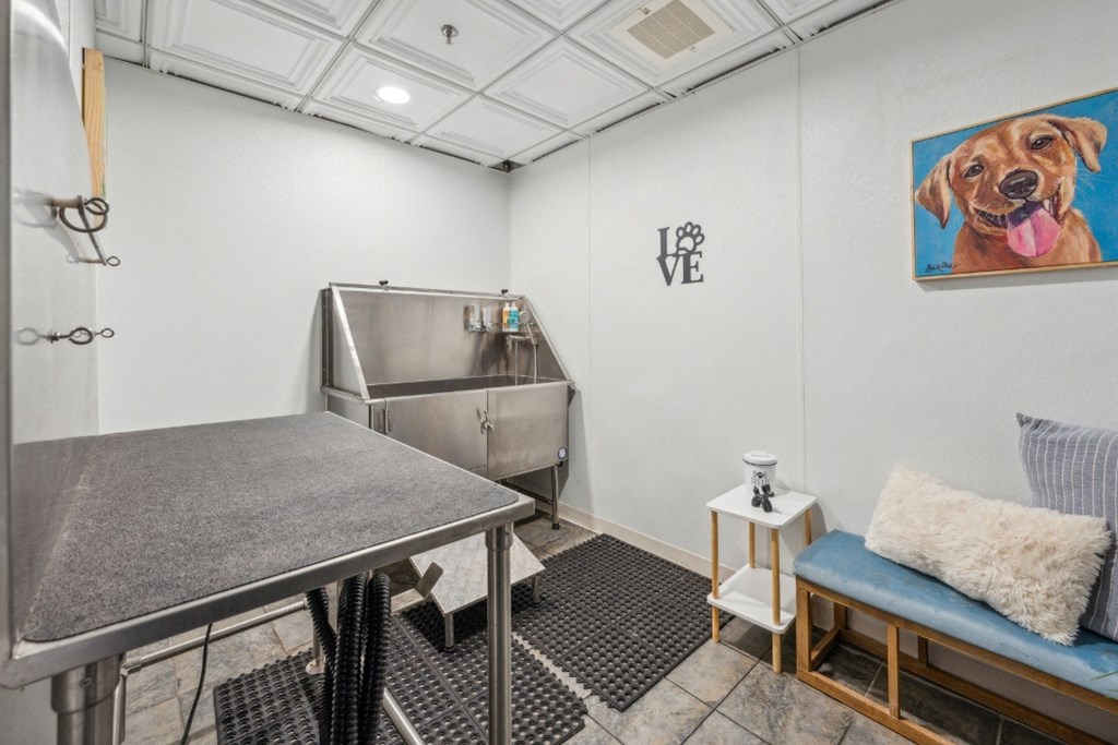 a pet spa at the Residences at Manchester Place in Manchester, New Hampshire