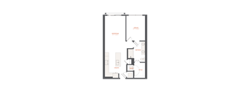 bedroom floor plan | apartments in pittsburgh pa | the mille brookhaven apartment at The Maven, Georgia, 30024