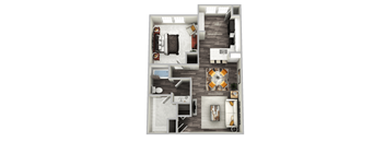 Inman Floor Plan at Emblem Alpharetta, Alpharetta, 30009
