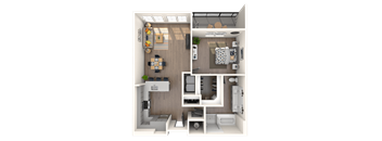 A7 Floor Plan at The District at Rosemary, Sarasota, Florida