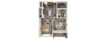 Terni Floor Plan at The Rialto, Orlando, FL, 32819