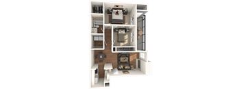 Yellowstar Floor Plan at High Oaks, Austin, 78759