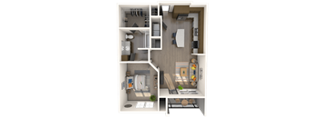 Florence Floor Plan at The Rialto, Orlando, FL