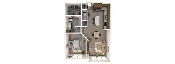 Calabria Floor Plan at The Rialto, Orlando, FL, 32819