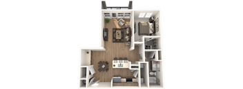 The May Floor Plan  at The Standard, Charleston, SC, 29412